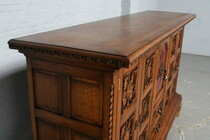 Leather insert Sideboard