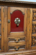 Leather insert Sideboard