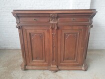 Sideboard Liege style (17 Century) Belgium Oak 1680