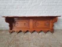 Coatrack (large) Liege style Belgium Oak 1920