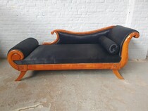 Bench (Chaise Longue) Louis Phillip Belgium Mahogany 1860
