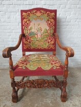 Louis XIV Armchairs (Tapestry)