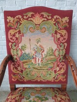 Louis XIV Armchairs (Tapestry)