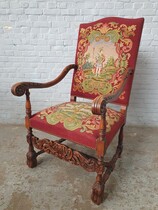 Louis XIV Armchairs (Tapestry)