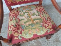 Louis XIV Armchairs (Tapestry)