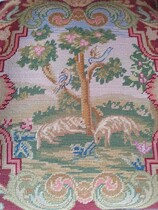 Louis XIV Armchairs (Tapestry)