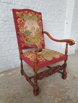 Louis XIV Armchairs (Tapestry)