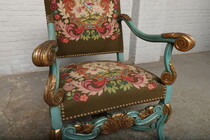 Louis XV Armchair (Tapestry)