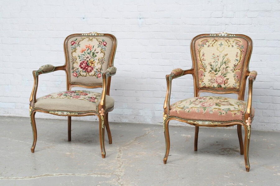 Louis XV Armchair (Tapestry)