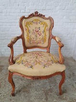 Louis XV Armchairs (Tapestry)