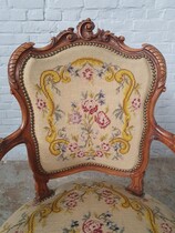 Louis XV Armchairs (Tapestry)