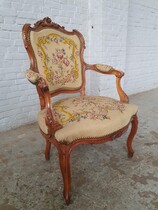 Louis XV Armchairs (Tapestry)