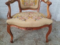 Louis XV Armchairs (Tapestry)