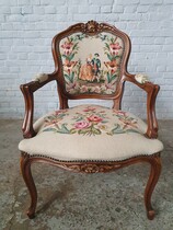 Louis XV Armchairs (Tapestry)