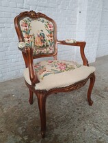 Louis XV Armchairs (Tapestry)