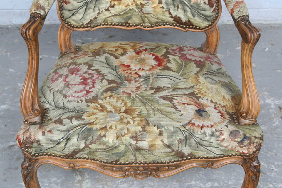 Louis XV Armchairs (Tapestry)