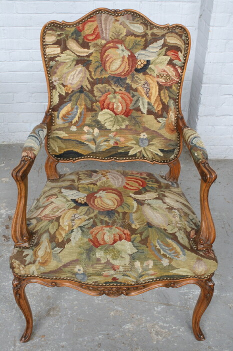 Louis XV Armchairs (Tapestry)