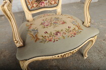 Louis XV Armchairs (Tapestry)