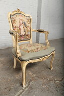 Louis XV Armchairs (Tapestry)