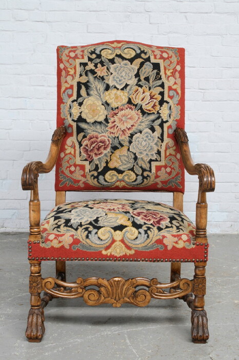 Louis XV Armchairs (Tapestry)