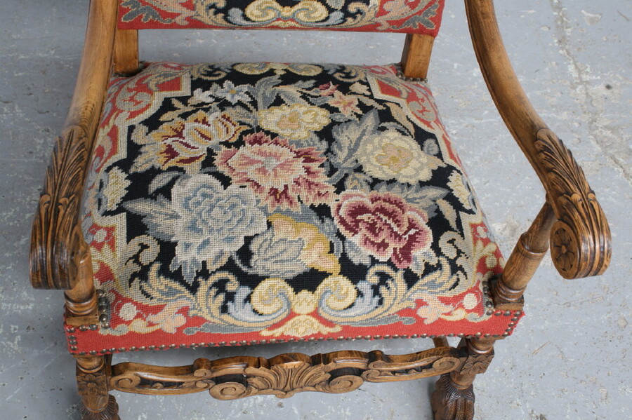 Louis XV Armchairs (Tapestry)