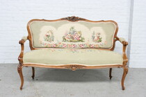 Bench Louis XV France Walnut 1890