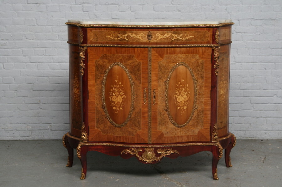 Louis XV Cabinet (marble top)