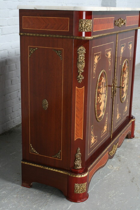 Louis XV Cabinet (marble top)