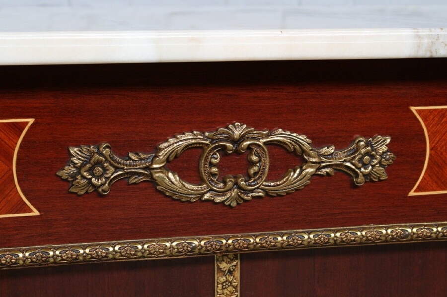 Louis XV Cabinet (marble top)