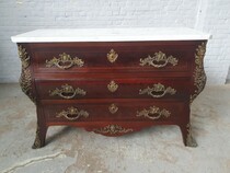 Chest of Drawers (Large) Louis XV France Mahogany/Bronze 1940