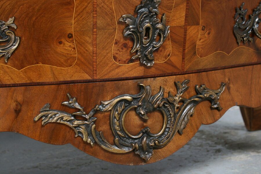 Louis XV Chest of Drawers (marble top)