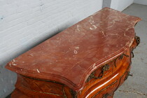 Louis XV Chest of Drawers (marble top)