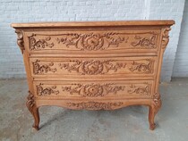 Chest of Drawers (Large) Louis XV (Country French) Belgium Oak 1900