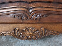 Louis XV (Country French) Corner cabinet