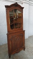 Louis XV (Country French) Corner cabinet