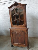 Louis XV (Country French) Corner cabinet