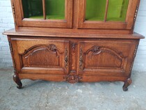 Louis XV (Country French) Vitrine (Display Cabinet)