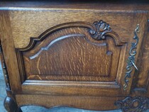 Louis XV (Country French) Vitrine (Display Cabinet)