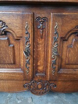 Louis XV (Country French) Vitrine (Display Cabinet)