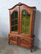 Louis XV (Country French) Vitrine (Display Cabinet)