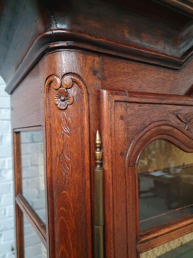 Louis XV (Country French) Vitrine (Display Cabinet)