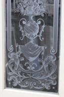 Louis XV Etched glass doors