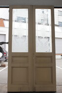 Louis XV Etched glass doors