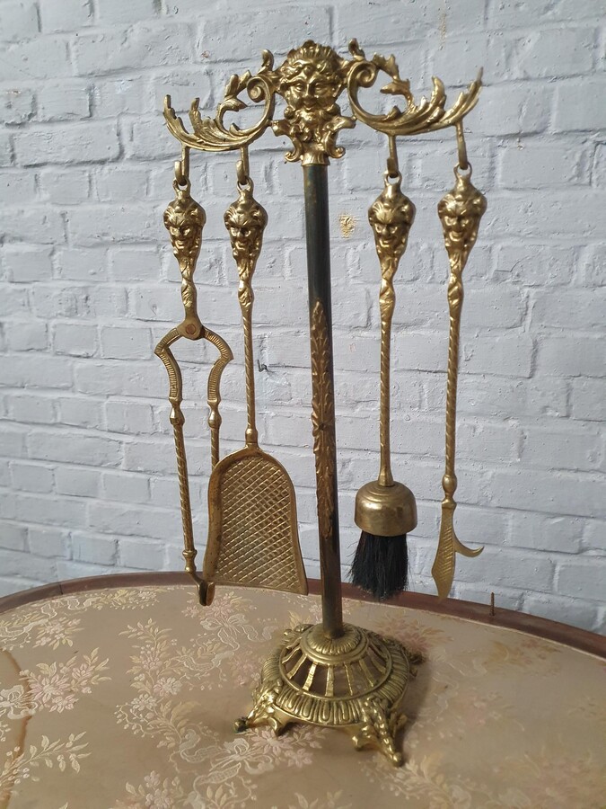 Louis XV Fireplace tools