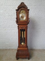 Grandfather Clock Louis XV Belgium Oak 1920