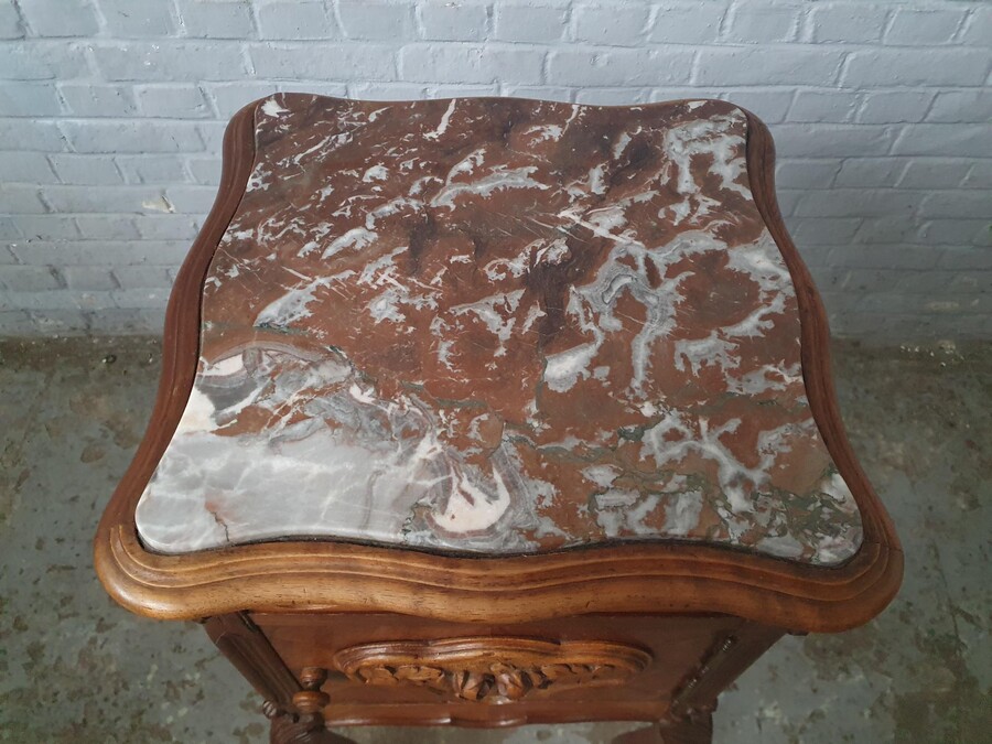 Louis XV Nightstand (marble top)