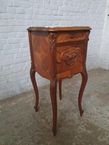 Louis XV Nightstand (marble top)