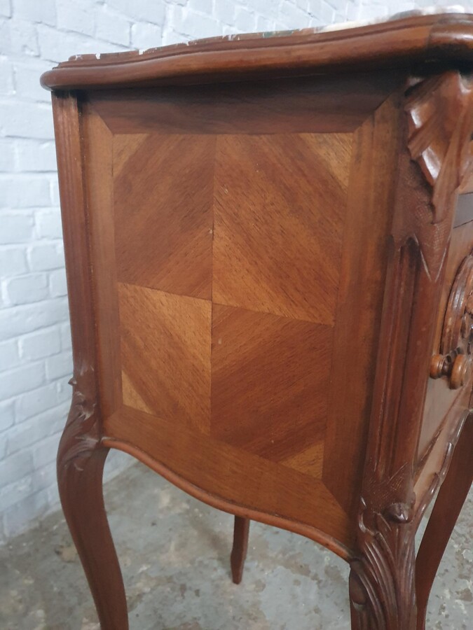 Louis XV Nightstand (marble top)