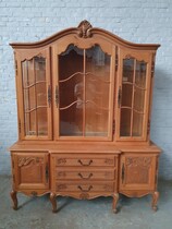 Vitrine (Display Cabinet) Louis XV Belgium Oak 1920