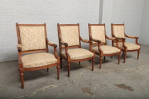 Louis XVI 4 Armchairs